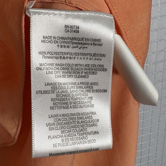 BCBGMaxAzria Blouse Top Womens XXS Asymmetric Sleeveless V Neck Resort Cruise - Picture 7 of 8